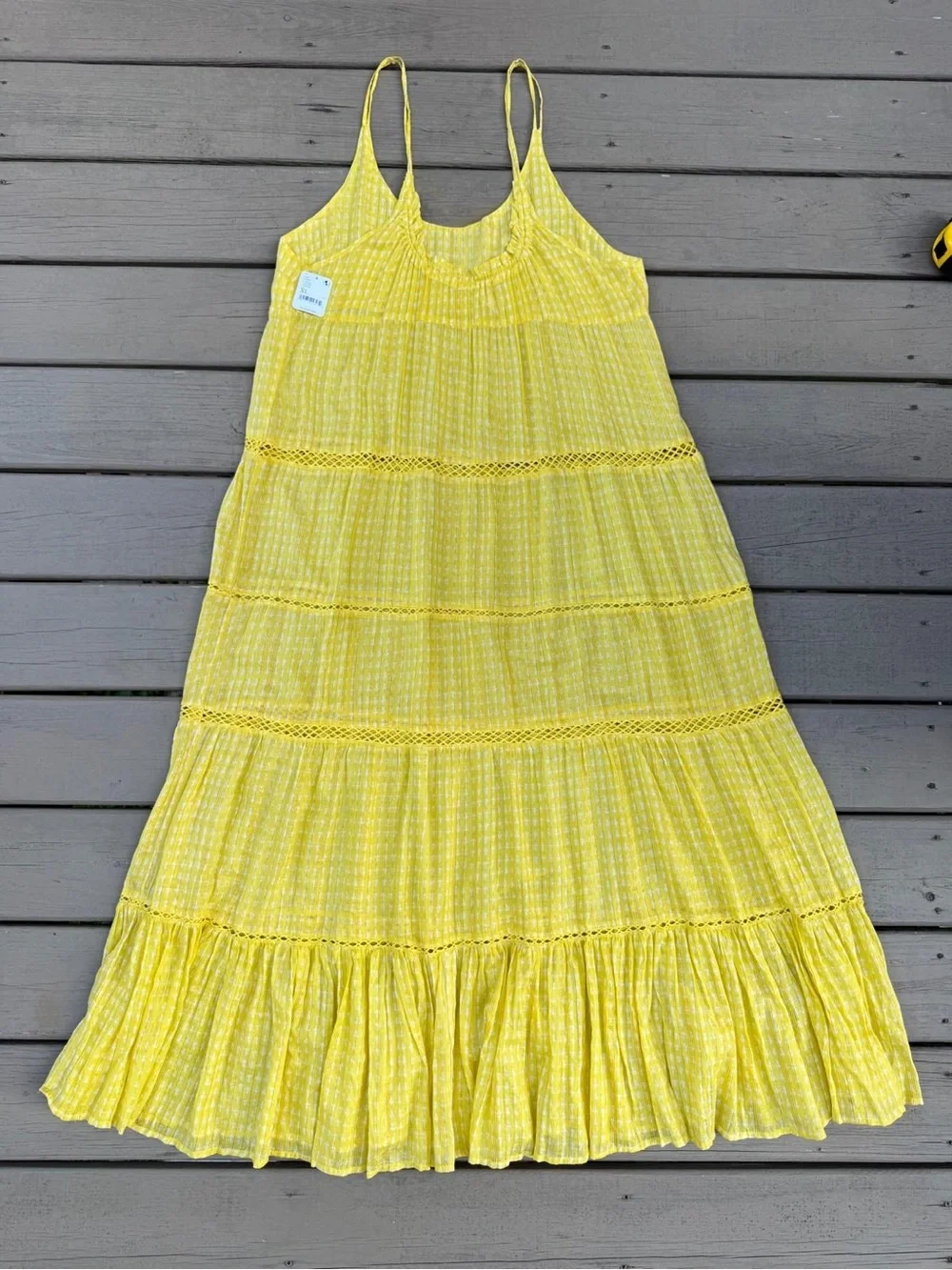 Free People Intimately  Yellow Maxi Dress